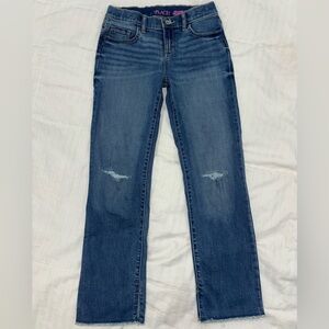 The Children’s Place Girls's Relaxed Straight Leg Blue Jeans Size 8